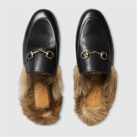 gucci slippers fur|gucci female slippers.